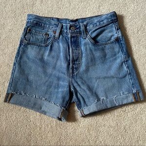 REAL Levi’s 501 denim shorts